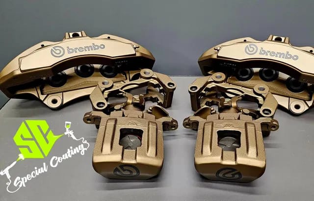 Brembo pidurisadulad, pronksjas Cerakote kate
